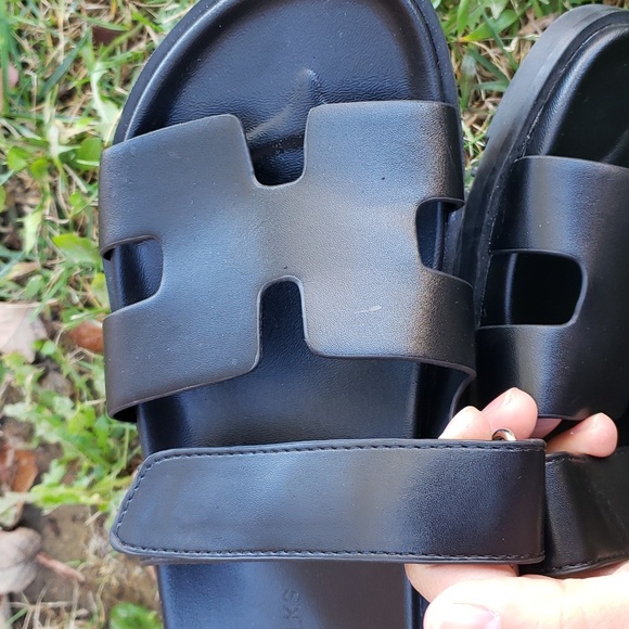 Ortho Walks Womens Rome Black Strappy Sandals Size 7.5 Cpmfort Beachy Cruise - Picture 10 of 14